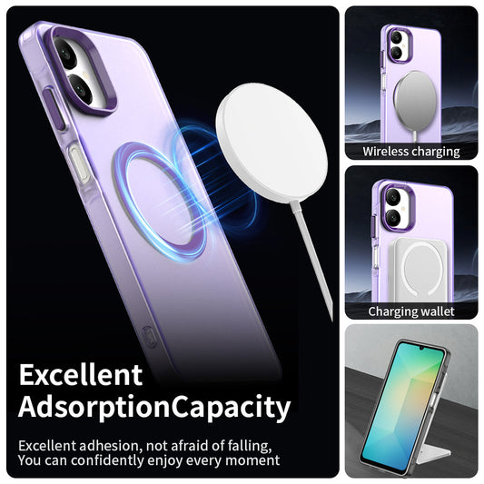 Θήκη MagSafe για Samsung Galaxy A06 A065, Techsuit, CandyCase, Μωβ