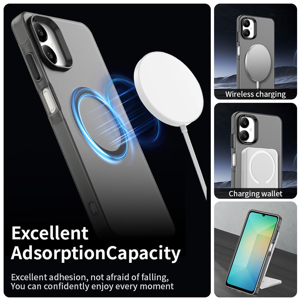 Θήκη MagSafe για Samsung Galaxy A06 A065, Techsuit, CandyCase, Μαύρο