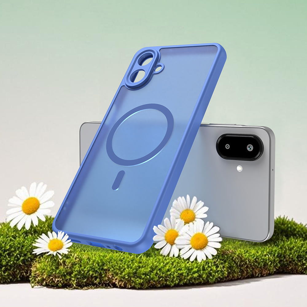 Θήκη MagSafe για Samsung Galaxy A07 4G A075, Techsuit, HaloFrost II, Μπλε