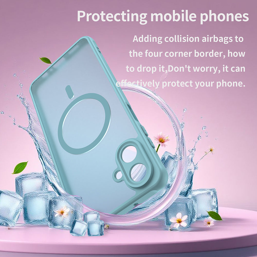 Θήκη MagSafe για Samsung Galaxy A07 4G A075, Techsuit, HaloFrost II, Ανοιχτό Πράσινο