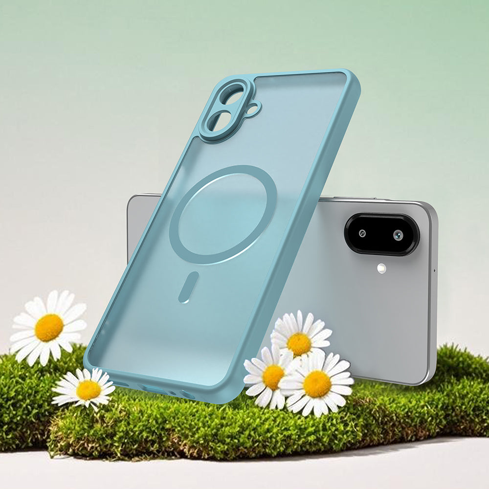 Θήκη MagSafe για Samsung Galaxy A07 4G A075, Techsuit, HaloFrost II, Ανοιχτό Πράσινο