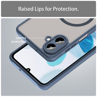 Θήκη MagSafe για Samsung Galaxy A07 4G A075, Techsuit, HaloFrost II, Μπλε Σκούρο