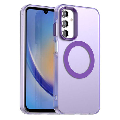 Θήκη MagSafe για Samsung Galaxy A15 5G A156 / A15 A155, Techsuit, CandyCase, Μωβ