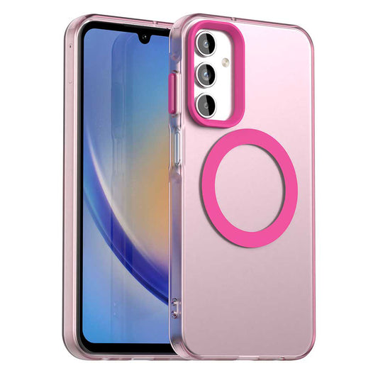 Θήκη MagSafe για Samsung Galaxy A15 5G A156 / A15 A155, Techsuit, CandyCase, Ροζ