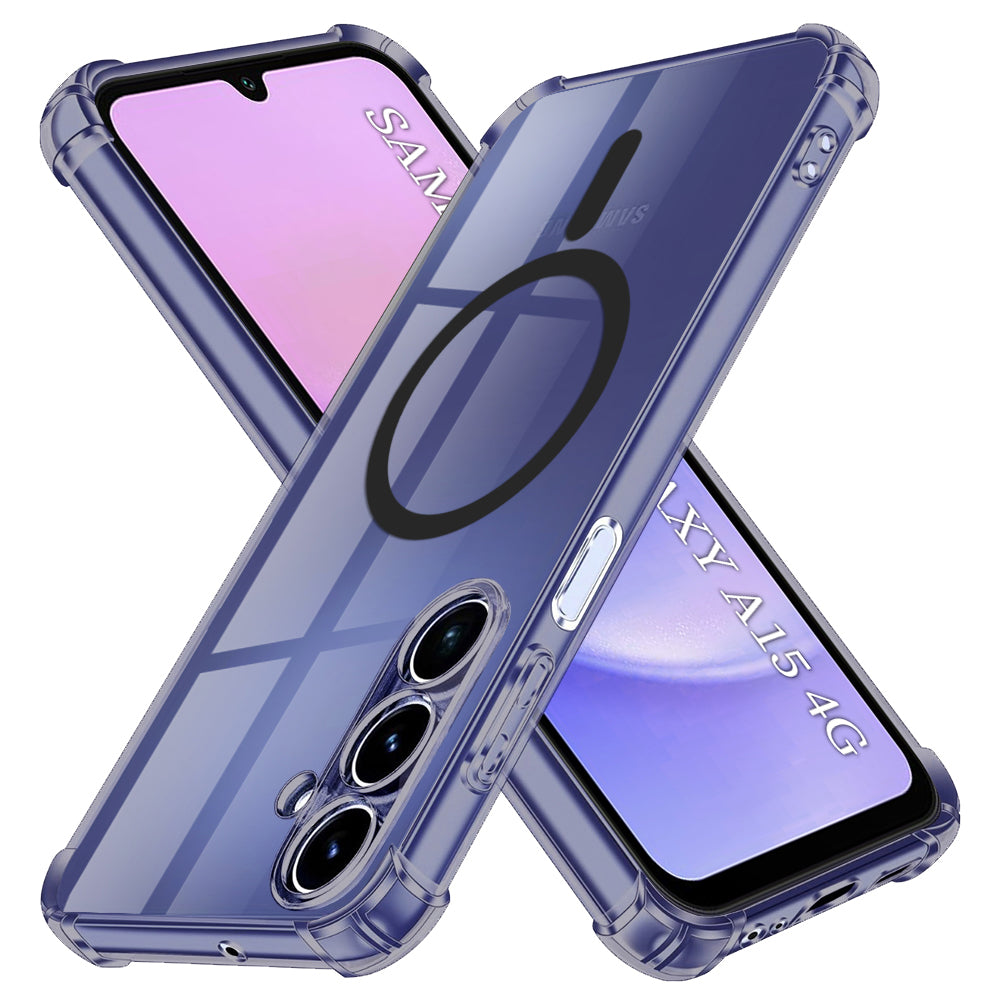 Θήκη MagSafe για Samsung Galaxy A15 5G A156 / A15 A155, Techsuit, Ανθεκτική σε Κρούσεις Διαφανής, Καπνιστή