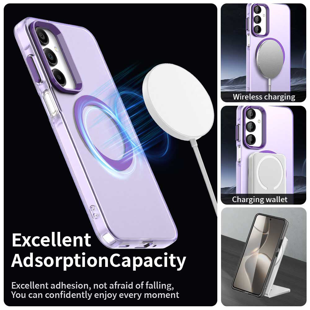 Θήκη MagSafe για Samsung Galaxy A16 5G A166 / A16 4G A165, Techsuit, CandyCase, Μωβ