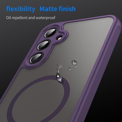 MagSafe Case for Samsung Galaxy A16 5G A166 / A16 4G A165, Techsuit, HaloFrost II, Purple