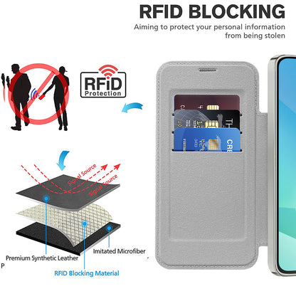 Θήκη MagSafe για Samsung Galaxy A16 5G A166 / A16 4G A165, Techsuit, SmartMag Book, Γκρι