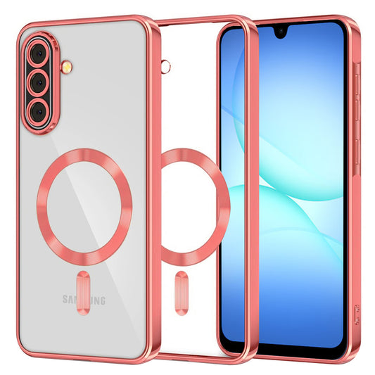 Θήκη MagSafe για Samsung Galaxy A17 4G / A17 5G, Techsuit, Luxury Crystal, Κόκκινο