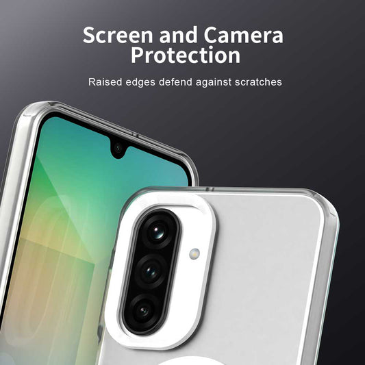Θήκη MagSafe για Samsung Galaxy A17 5G, Techsuit, CandyCase, Λευκό