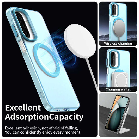 Θήκη MagSafe για Samsung Galaxy A17 5G, Techsuit, CandyCase, Μπλε