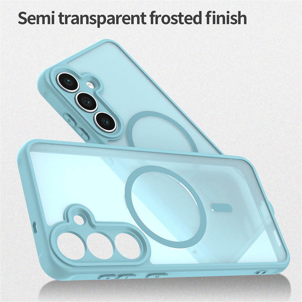 MagSafe Case for Samsung Galaxy A17 5G, Techsuit, HaloFrost II, Light Green