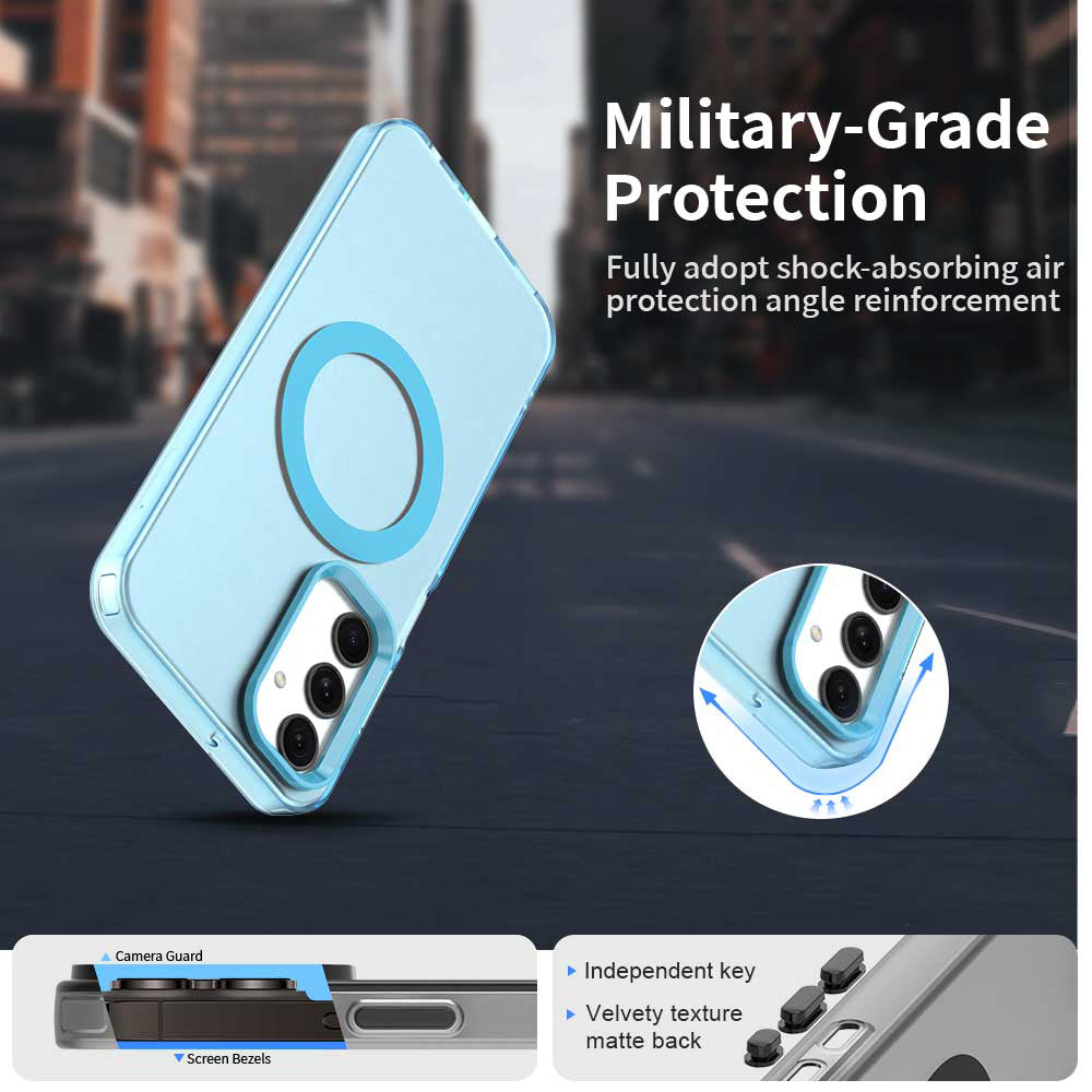 Θήκη MagSafe για Samsung Galaxy A25 A256, Techsuit, CandyCase, Μπλε