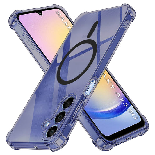Θήκη MagSafe για Samsung Galaxy A25 A256, Techsuit, Ανθεκτική σε Κρούσεις Διαφανής, Καπνιστή