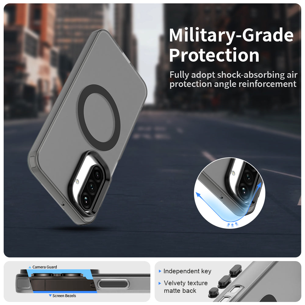 Θήκη MagSafe για Samsung Galaxy A26 A266, Techsuit, CandyCase, Μαύρο