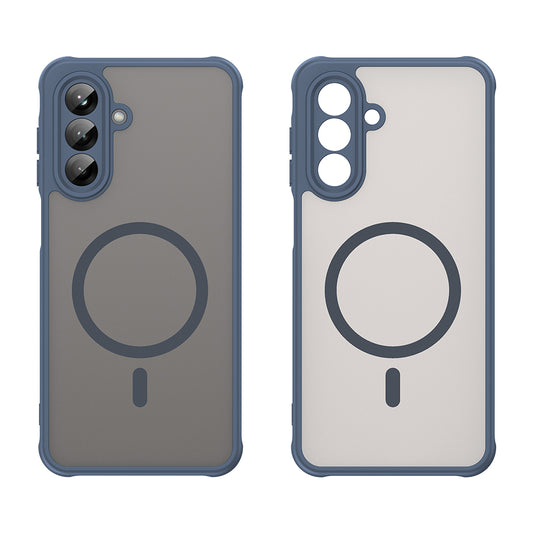 Θήκη MagSafe για Samsung Galaxy A26 A266, Techsuit, HaloFrost II, Μπλε Σκούρο