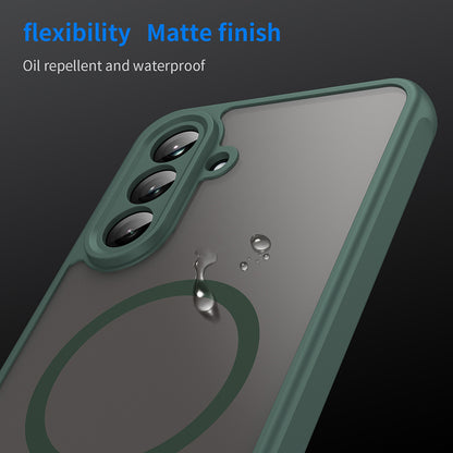Θήκη MagSafe για Samsung Galaxy A26 A266, Techsuit, HaloFrost II, Πράσινο