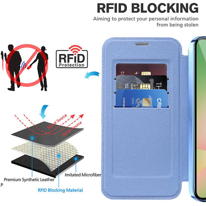 Θήκη MagSafe για Samsung Galaxy A26 A266, Techsuit, SmartMag Book, Μπλε