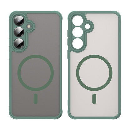 MagSafe Case for Samsung Galaxy A27 5G, Techsuit, HaloFrost II, Green