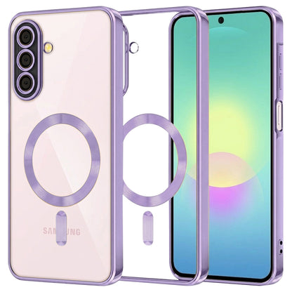 Θήκη MagSafe για Samsung Galaxy A27 5G, Techsuit, Luxury Crystal, Ανοιχτό Μωβ