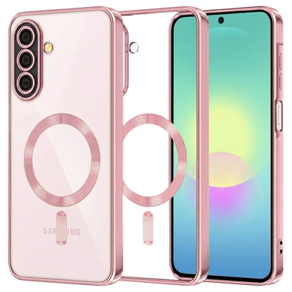 Θήκη MagSafe για Samsung Galaxy A27 5G, Techsuit, Luxury Crystal, Ροζ