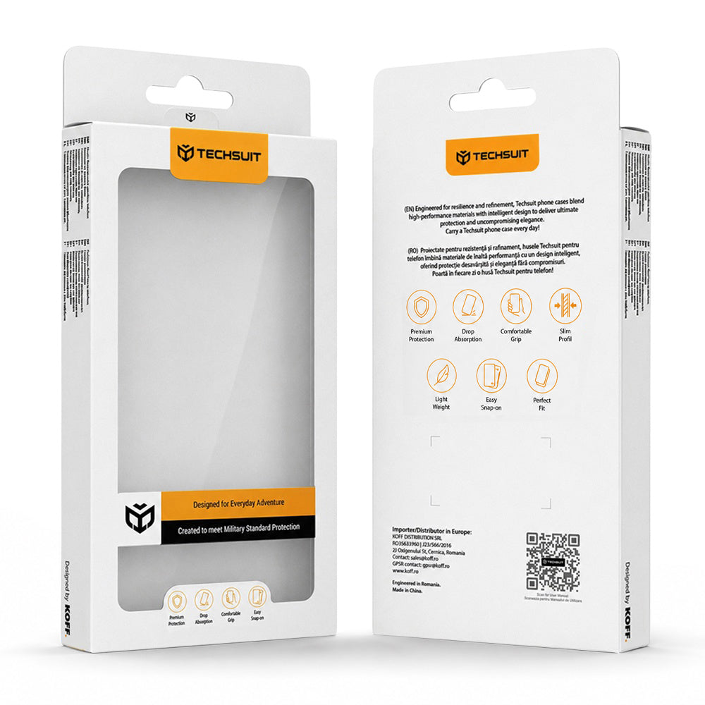 Θήκη MagSafe για Samsung Galaxy A27 5G, Techsuit, Luxury Glitter, Σκούρο Μωβ