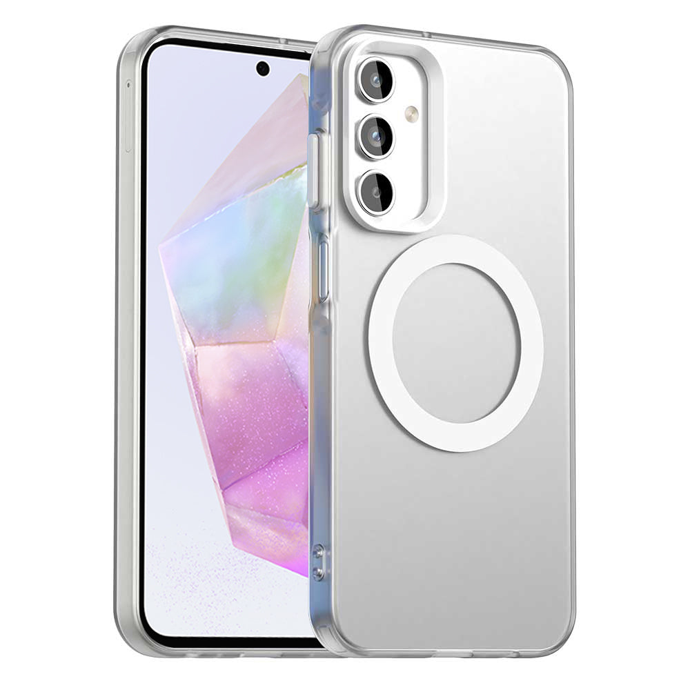 Θήκη MagSafe για Samsung Galaxy A35 5G A356, Techsuit, CandyCase, Λευκή