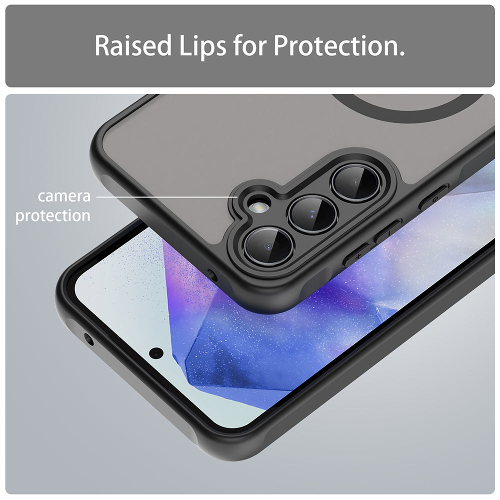 Θήκη MagSafe για Samsung Galaxy A35 5G A356, Techsuit, HaloFrost II, Μαύρο