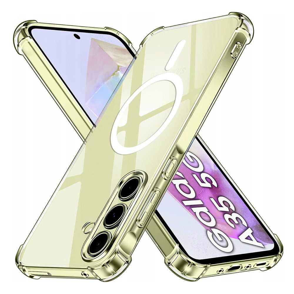 Θήκη MagSafe για Samsung Galaxy A35 5G A356, Techsuit, Ανθεκτική σε Κρούσεις, Διαφανής