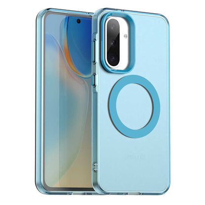 MagSafe Case for Samsung Galaxy A36 A366, Techsuit, CandyCase, Blue