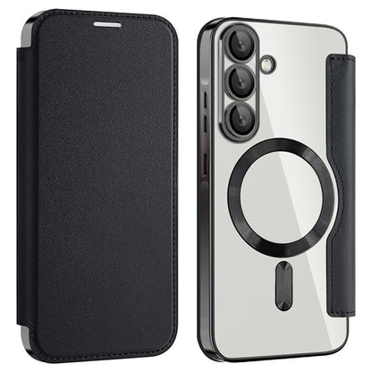 Θήκη MagSafe για Samsung Galaxy A36 A366, Techsuit, SmartMag Book, Μαύρο