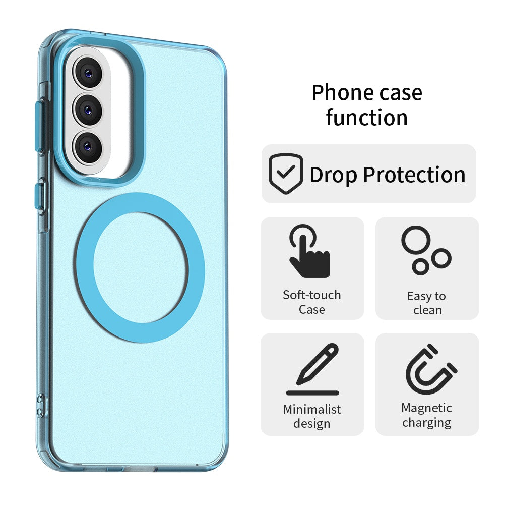 Θήκη MagSafe για Samsung Galaxy A37 5G, Techsuit, CandyCase, Μπλε