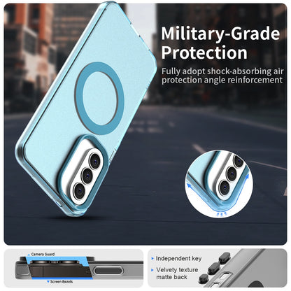 Θήκη MagSafe για Samsung Galaxy A37 5G, Techsuit, CandyCase, Μπλε