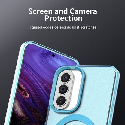 Θήκη MagSafe για Samsung Galaxy A37 5G, Techsuit, CandyCase, Μπλε