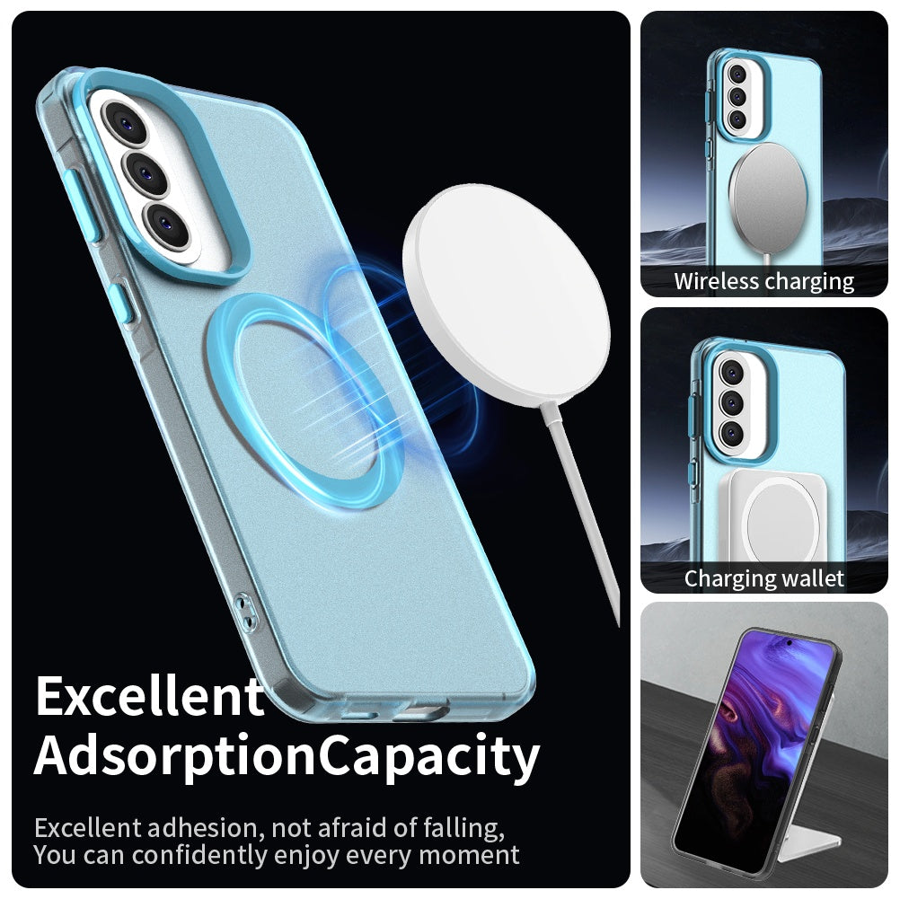 Θήκη MagSafe για Samsung Galaxy A37 5G, Techsuit, CandyCase, Μπλε