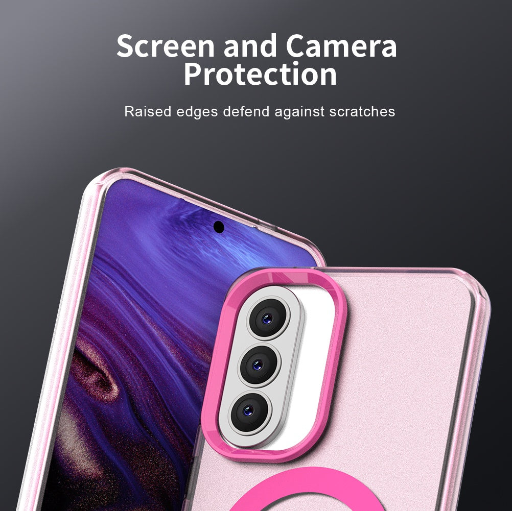 Θήκη MagSafe για Samsung Galaxy A37 5G, Techsuit, CandyCase, Ροζ