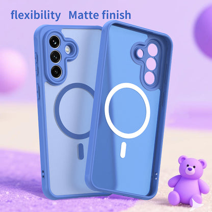 Θήκη MagSafe για Samsung Galaxy A37 5G, Techsuit, HaloFrost II, Μπλε