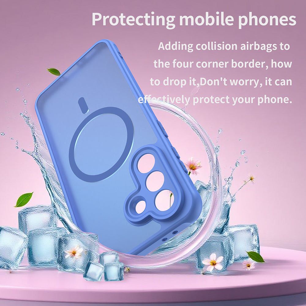 Θήκη MagSafe για Samsung Galaxy A37 5G, Techsuit, HaloFrost II, Μπλε