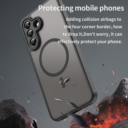 Θήκη MagSafe για Samsung Galaxy A37 5G, Techsuit, HaloFrost II, Μαύρη