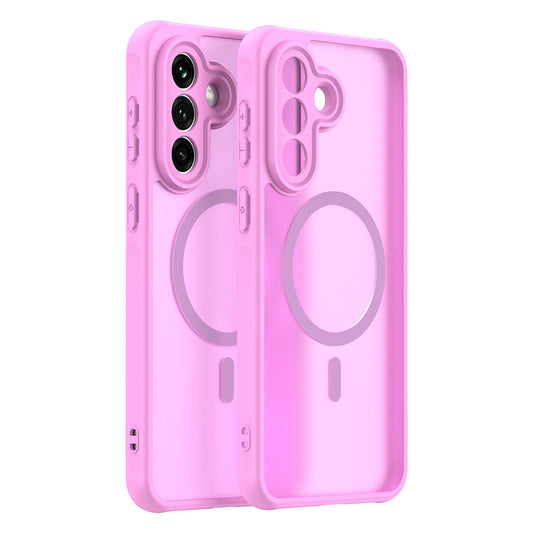 MagSafe Case for Samsung Galaxy A37 5G, Techsuit, HaloFrost II, Pink