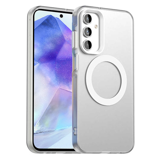 Θήκη MagSafe για Samsung Galaxy A55 5G A556, Techsuit, CandyCase, Λευκό