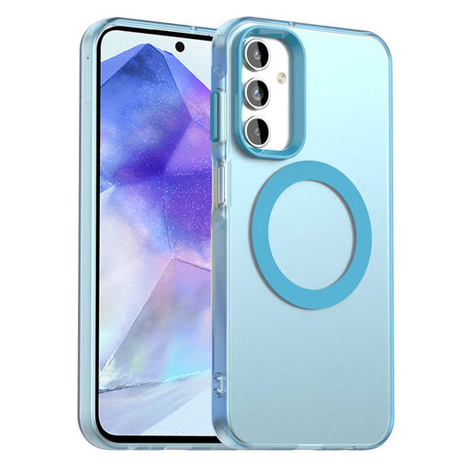 Θήκη MagSafe για Samsung Galaxy A55 5G A556, Techsuit, CandyCase, Μπλε