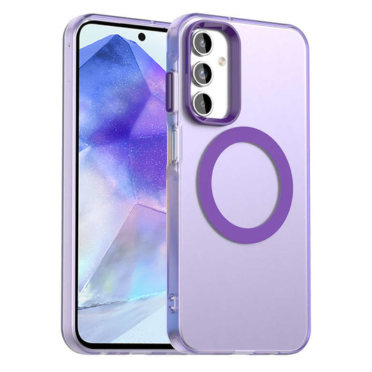 Θήκη MagSafe για Samsung Galaxy A55 5G A556, Techsuit, CandyCase, Μωβ