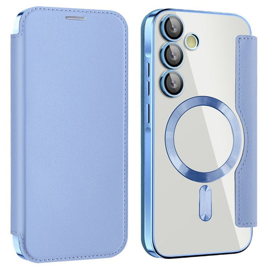 Θήκη MagSafe για Samsung Galaxy A55 5G A556, Techsuit, SmartMag Book, Μπλε