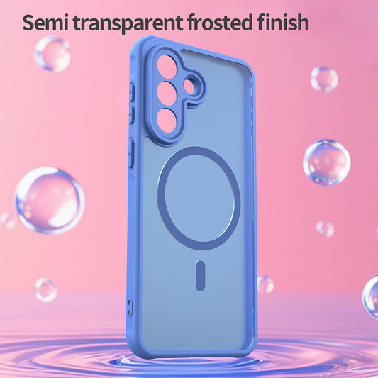 Θήκη MagSafe για Samsung Galaxy A56 A566, Techsuit, HaloFrost II, Μπλε