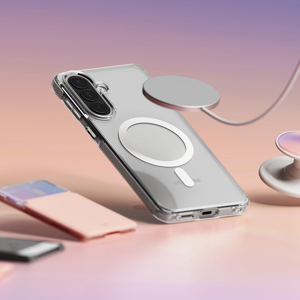 Θήκη MagSafe για Samsung Galaxy A57 5G, Ringke, Fusion, Διάφανη