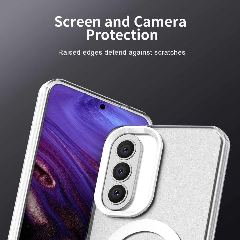 Θήκη MagSafe για Samsung Galaxy A57 5G, Techsuit, CandyCase, Λευκή