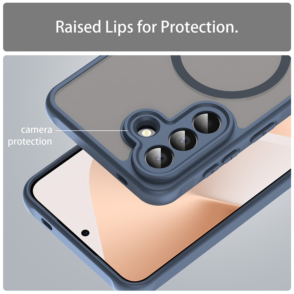 Θήκη MagSafe για Samsung Galaxy A57 5G, Techsuit, HaloFrost II, Μπλε Ναυτικό