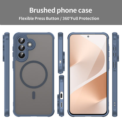 Θήκη MagSafe για Samsung Galaxy A57 5G, Techsuit, HaloFrost II, Μπλε Ναυτικό