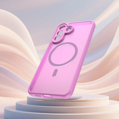 Θήκη MagSafe για Samsung Galaxy A57 5G, Techsuit, HaloFrost II, Ροζ